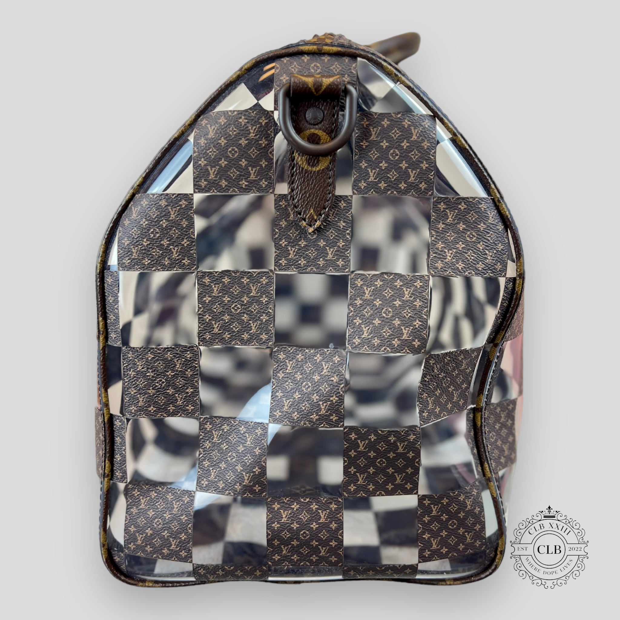 Louis Vuitton Keepall 50 Chess Pvc Monogram
