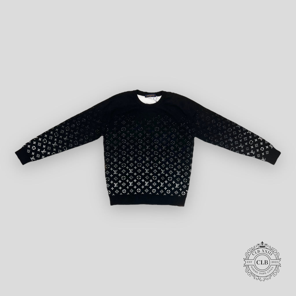 Louis Vuitton Monogram Degrade LS Knitwear - Black