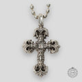Chrome Hearts Diamond Embellished Tiny Filigree Pendant