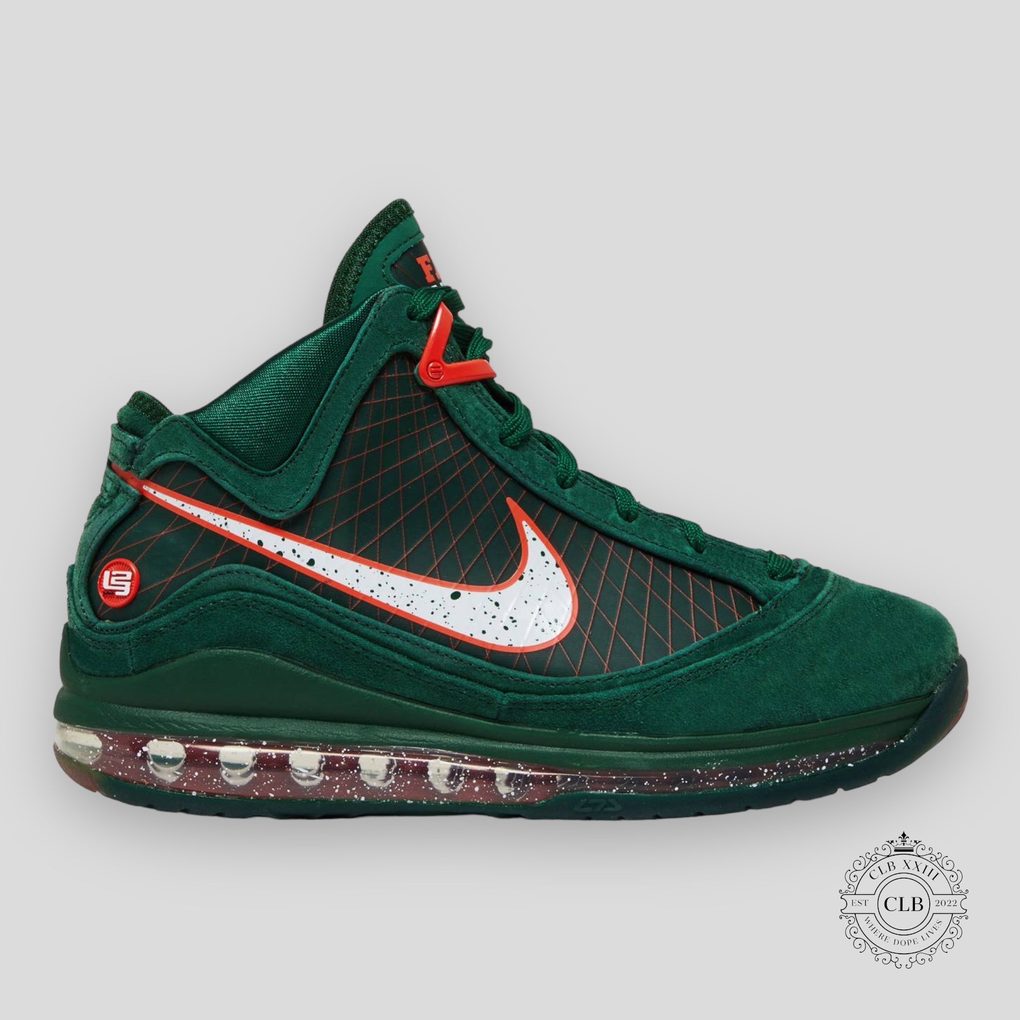 Nike Lebron 7 Florida A&m University: Gorge Green