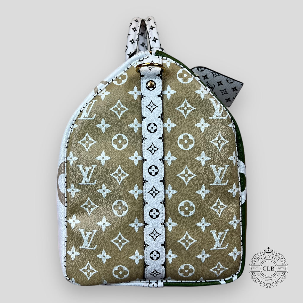 Louis Vuitton Giant Monogram Keepall 50 - Khaki / Beige