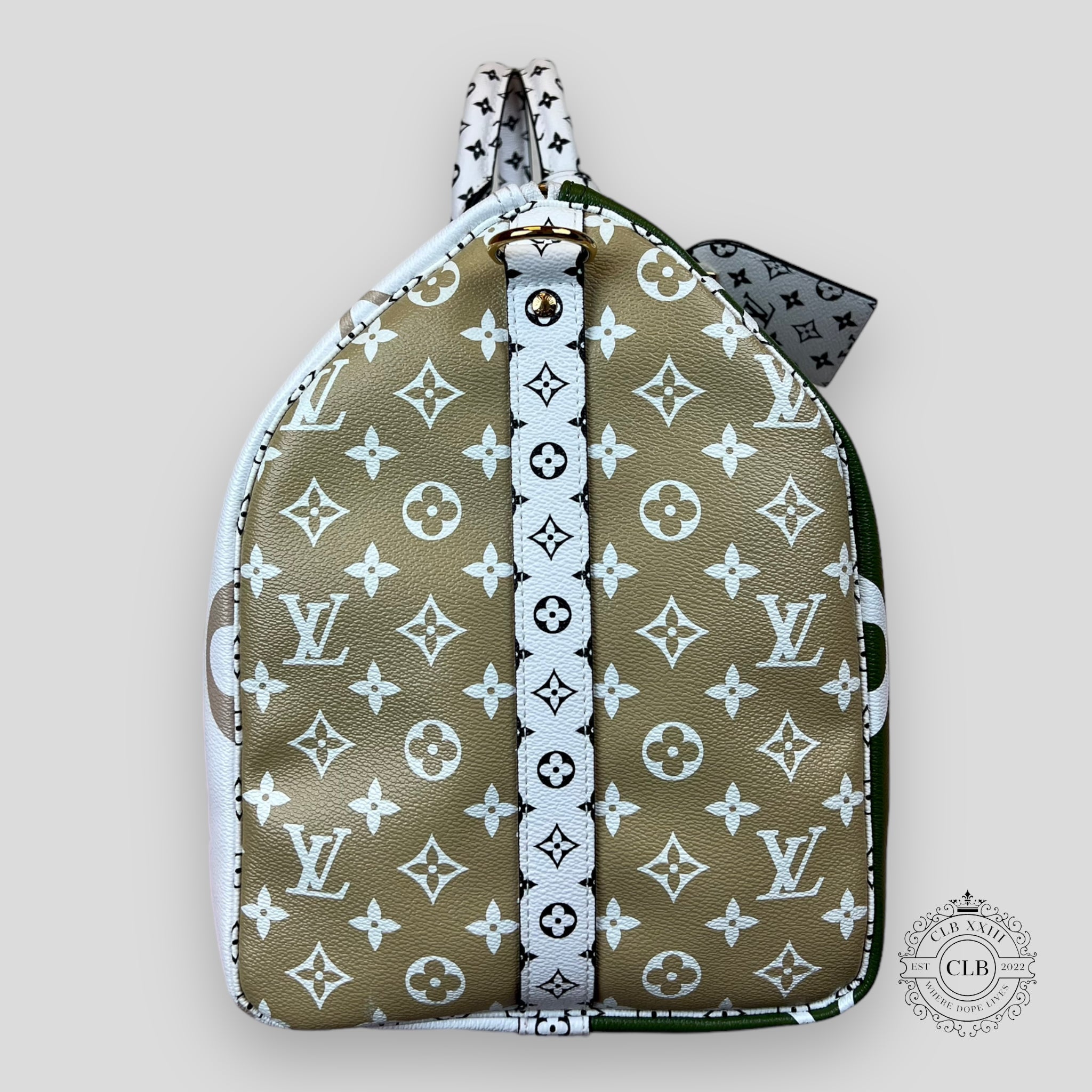 Louis Vuitton Giant Monogram Keepall 50 - Khaki / Beige