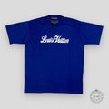 Louis Vuitton Short-Sleeved Graphic Crewneck in Indigo