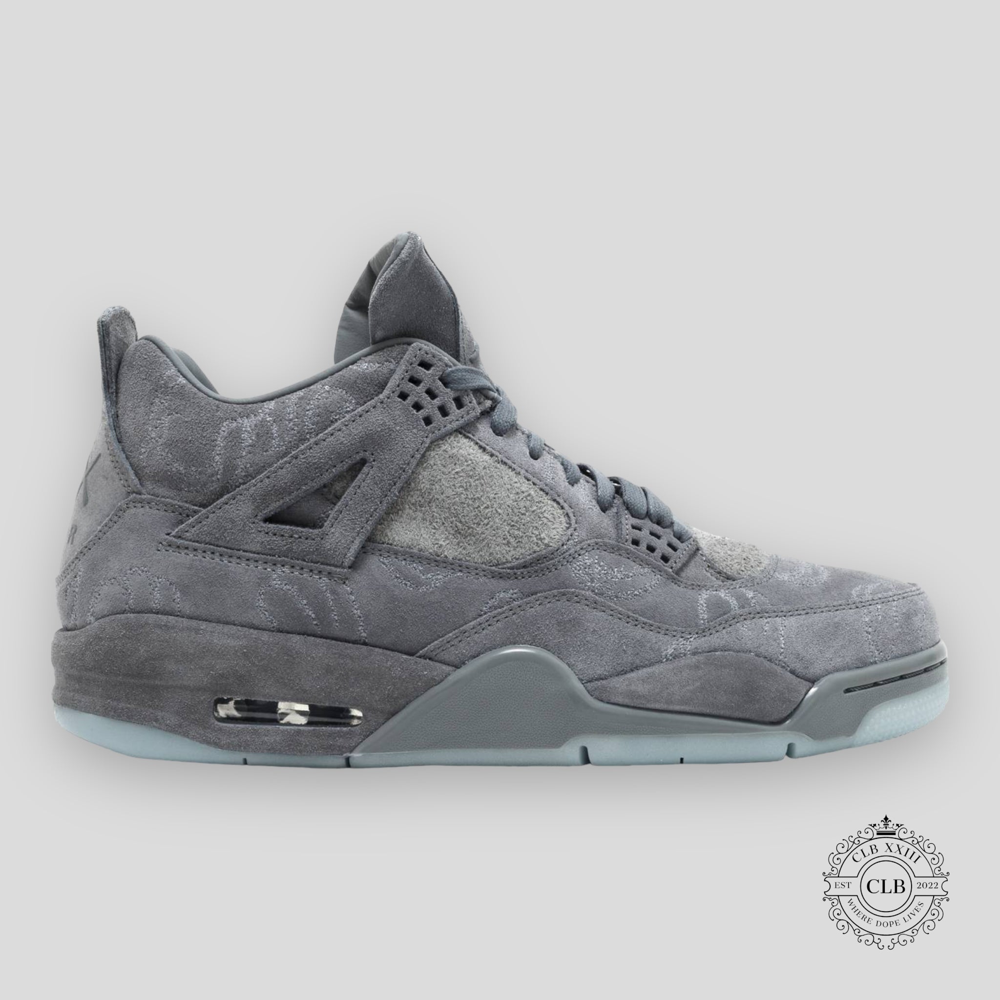 Air Jordan 4 Retro x Kaws Grey