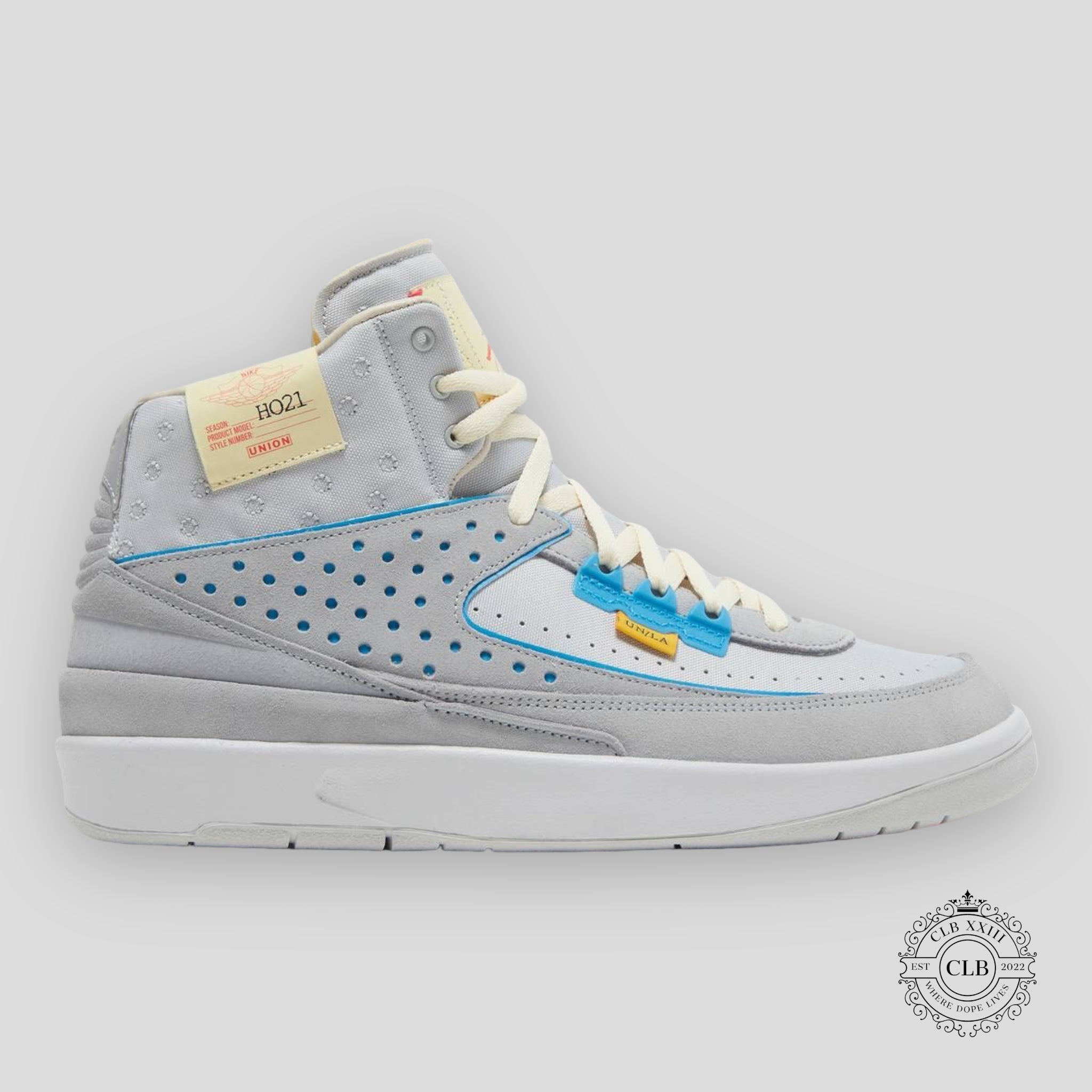 Air Jordan 2 Retro x Union LA Grey Fog