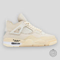 Air Jordan 4 Retro W x Off White Sail