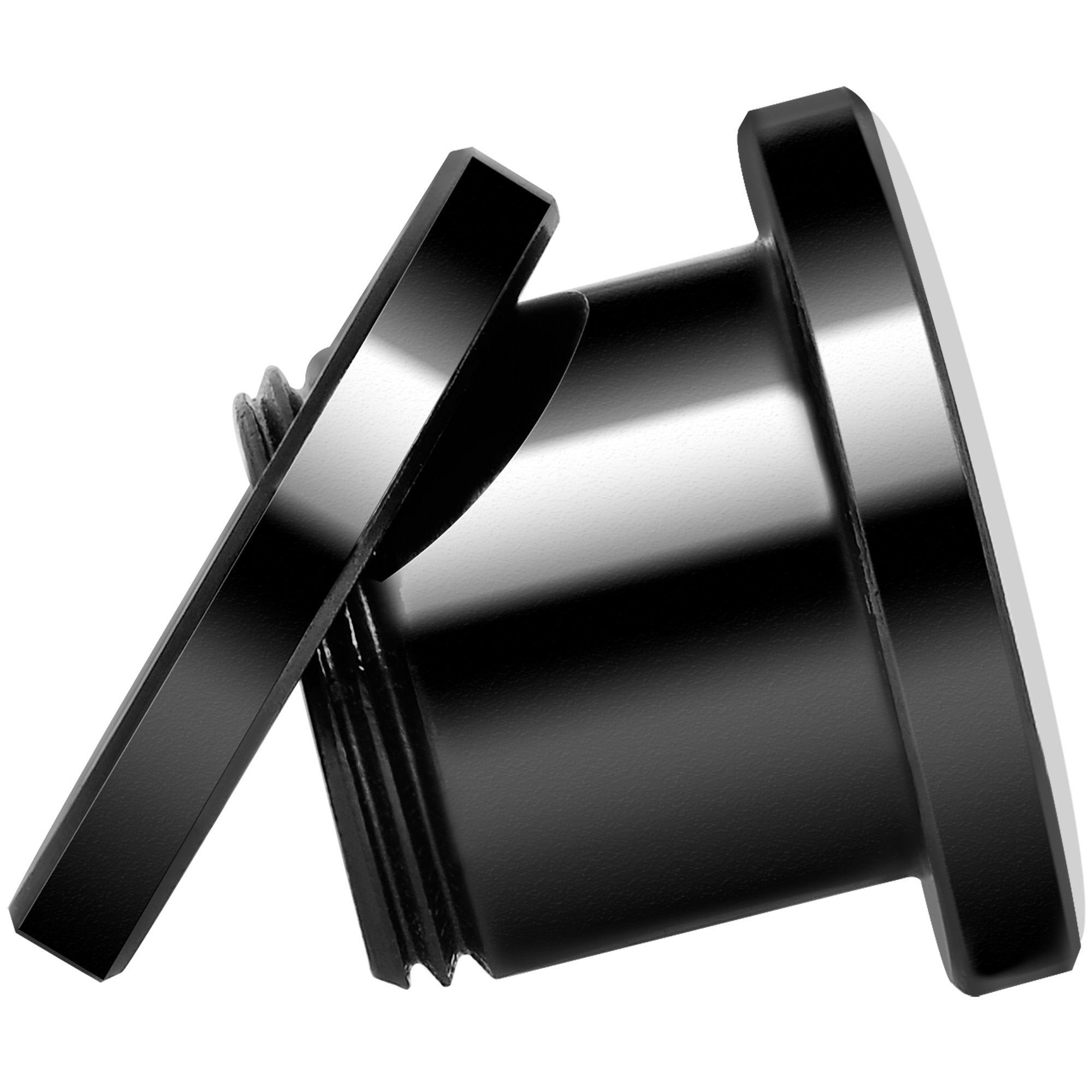 Cemetery Zombie Hand Halloween Black Anodized Plug Set 00G