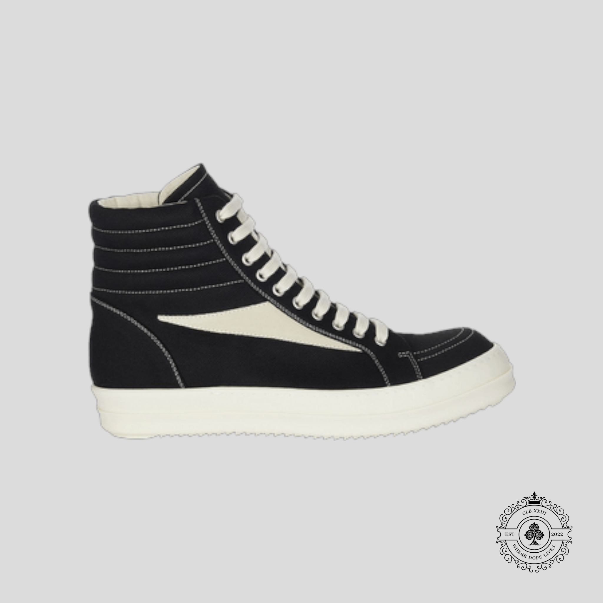 Rick Owens Porterville Drkshdw Vintage High Black Milk W