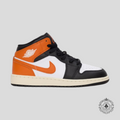 Air Jordan 1 Mid Black Toe Starfish GS