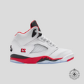 Air Jordan 5 Retro Fire Red Black Tongue 2025